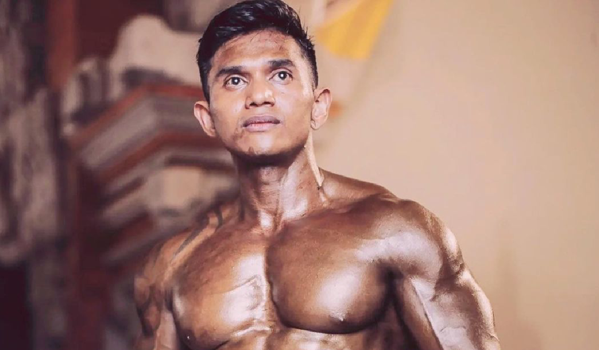 El fisicoculturista Justyn Vicky murió en el gimnasio luego de que se le cayera una barra encima con 210 kilos.
