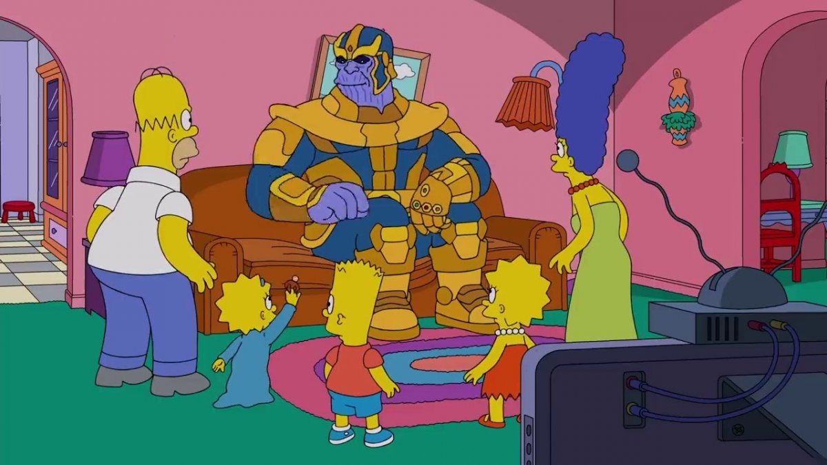“Los Simpson” incluirán a Thanos en una inminente parodia a “Avengers: Endgame”