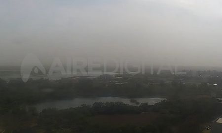 Así estaba la ciudad de Santa Fe este jueves a las 9.30 de la mañana. Así estaba la ciudad de Santa Fe este jueves a las 9.30 de la mañana.