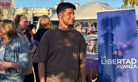 Agustín Pellegrini, candidato a diputado nacional por la provincia de Santa Fe de la Libertad Avanza. Agustín Pellegrini, candidato a diputado nacional por la provincia de Santa Fe de la Libertad Avanza.