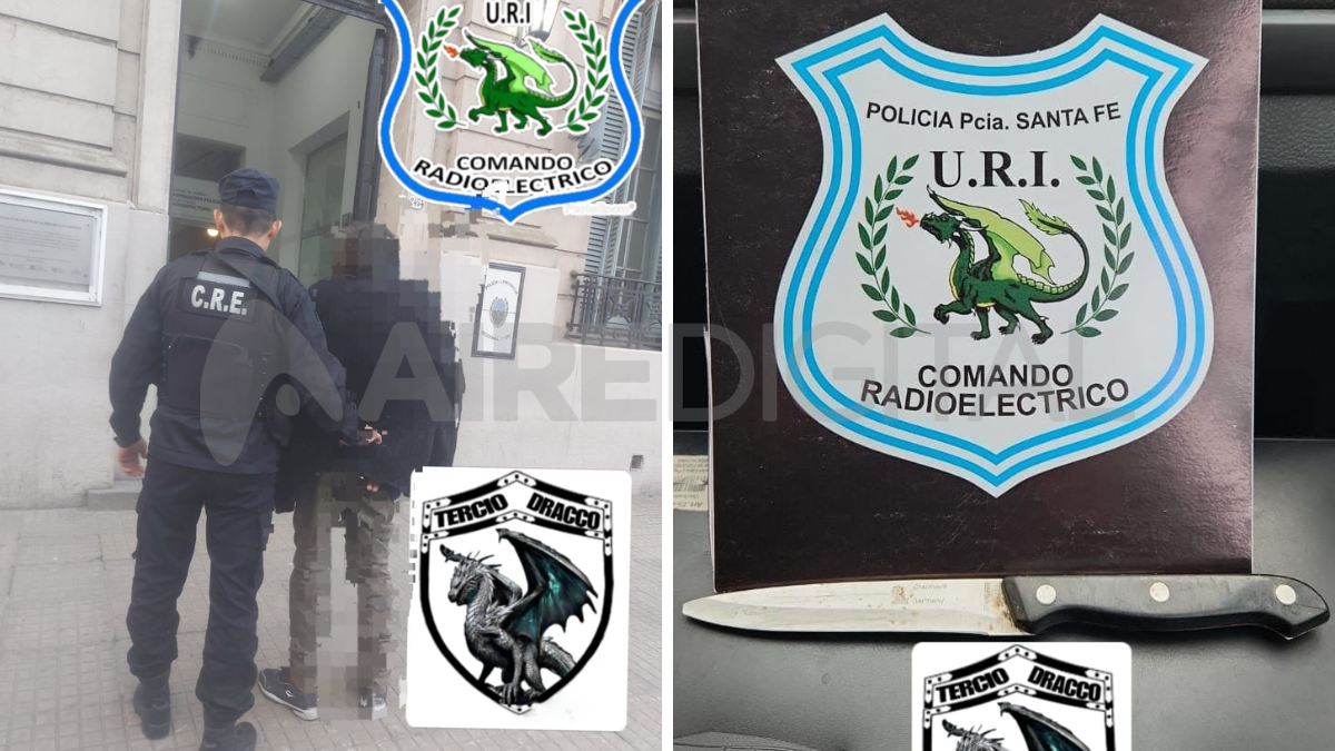 Peatonal de Santa Fe: detuvieron a un hombre armado