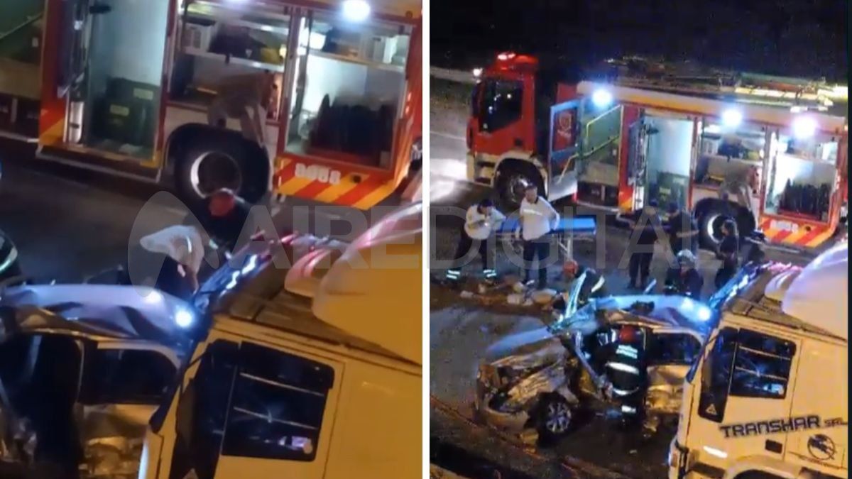 Accidente en la avenida Ex Mar Argentino