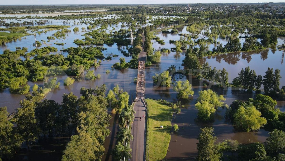 Varias localidades del norte de la provincia de Santa Fe siguen padeciendo las consecuencias del temporal
