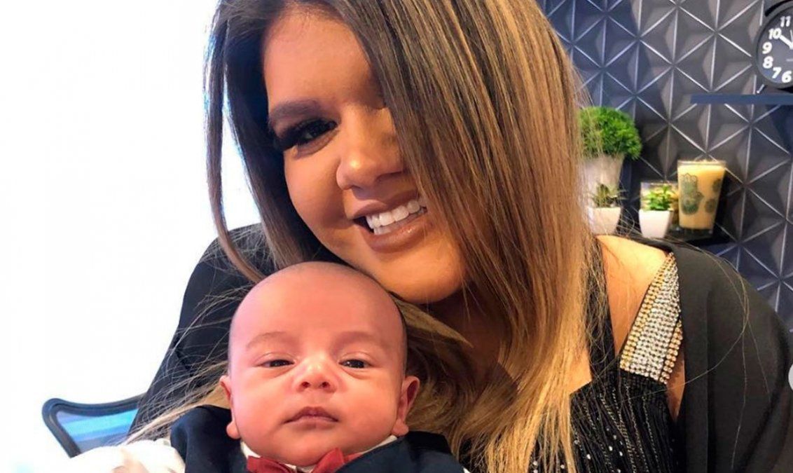 ¡Super original! Morena Rial reveló el nombre completo de su hijo