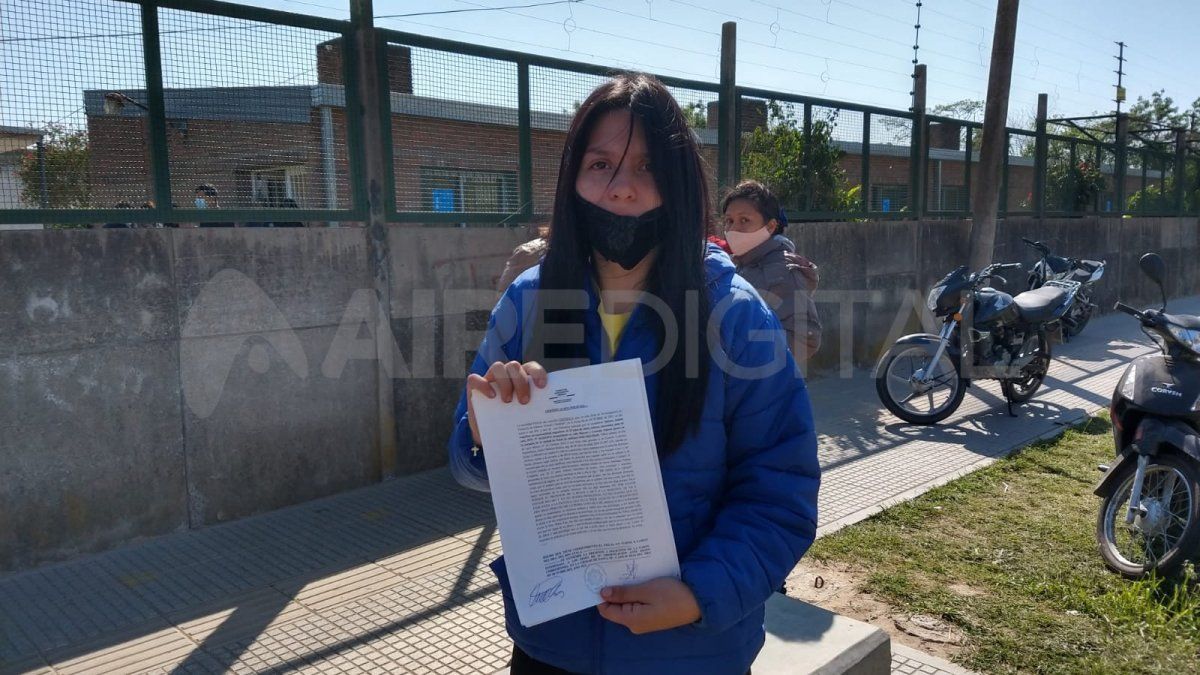 Una de las madres que denunció el abuso sexual contra su hija. 