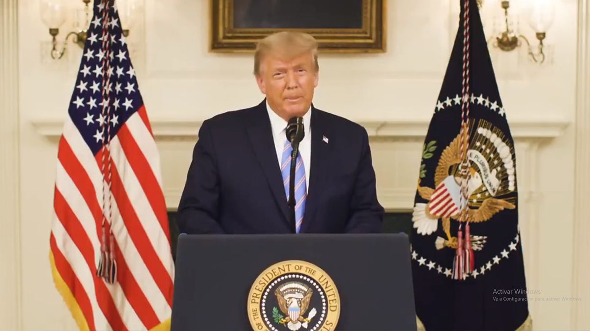 El presidente de los Estados Unidos criticó con dureza a sus seguidores