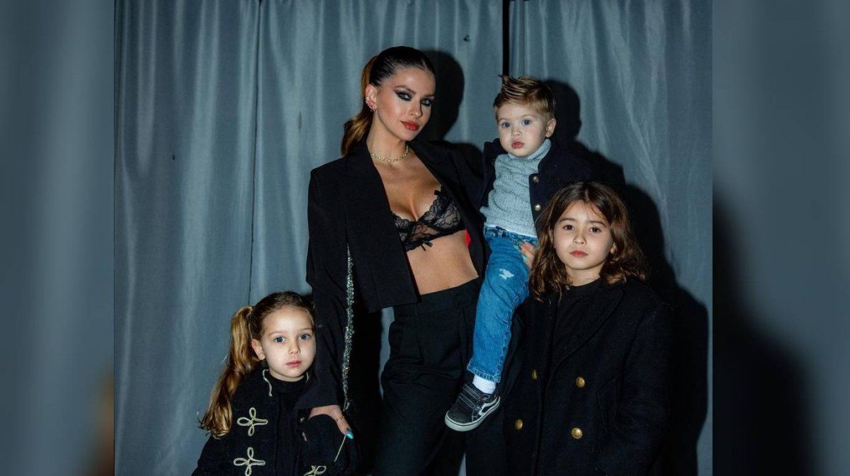 La China Suárez es mamá de Rufina, Magnolia y Amancio.