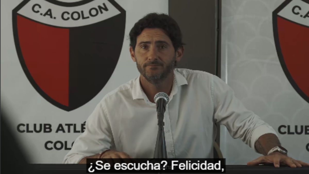 El posteo de Diego Colotto tras su presentación en Colón y pasar la escoba en el plantel de Ezequiel Medrán