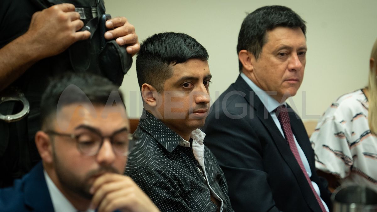 Andrés Kaipl durante el juicio por el crimen de Hugo Oldani.