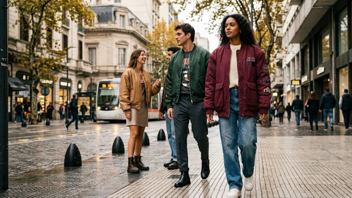 La campera bomber es tendencia. La campera bomber es tendencia.