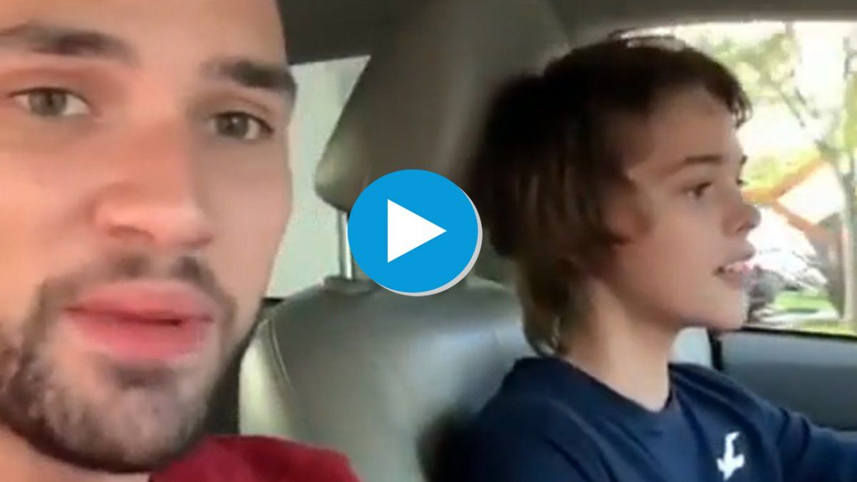 Se filtró un video de Felipe Fort en plena clase de manejo: lo retan por ir rápido