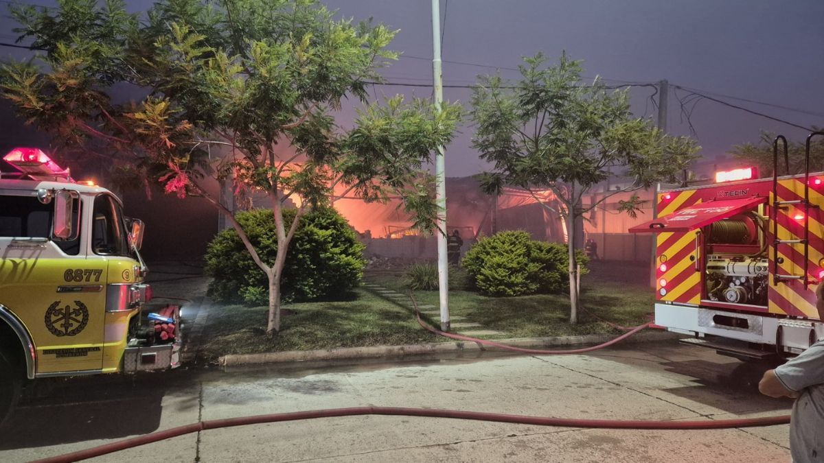 El siniestro fue reportado a las 4:38, según informó el Cuartel Central de Bomberos Rafaela.