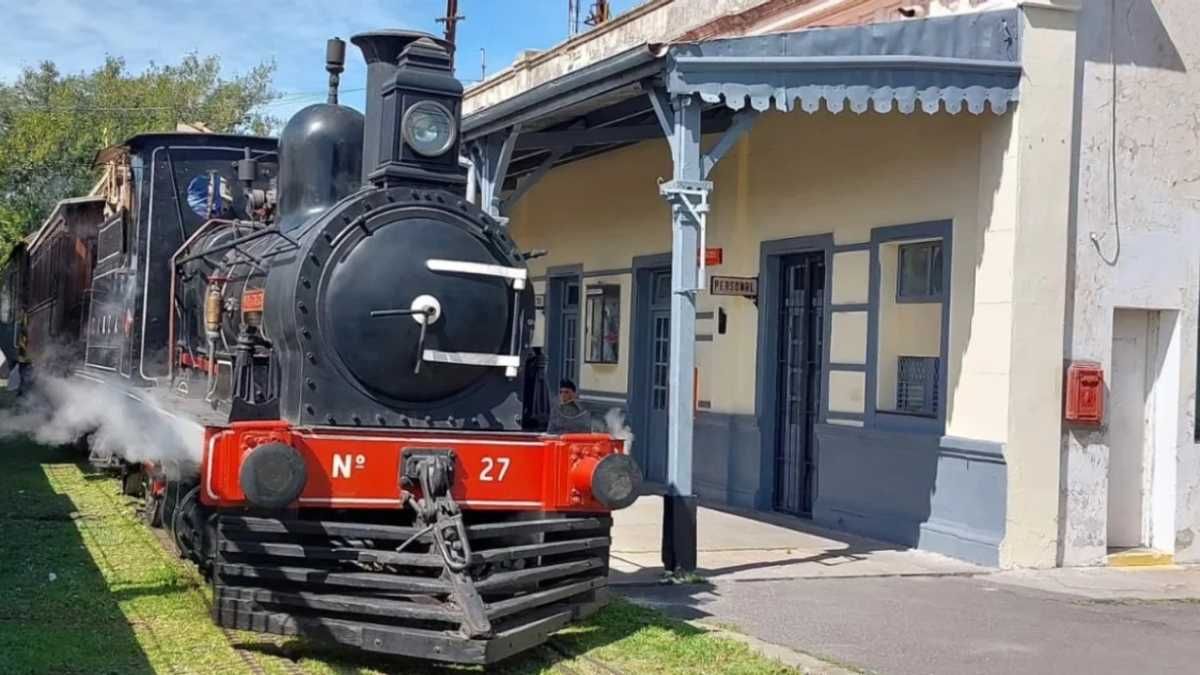 Podés conocer la locomotora más antigua de Sudamérica en Buenos Aires.
