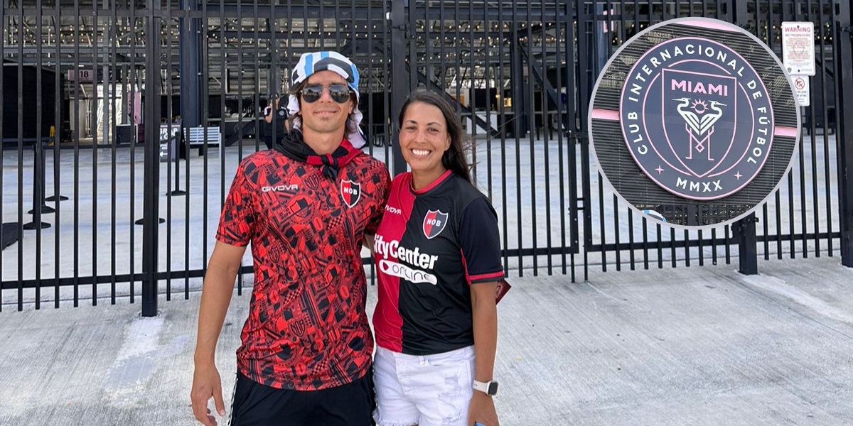 Daina y Federico, hinchas de Newell Daina y Federico, hinchas de Newell