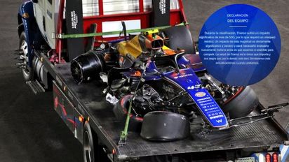El mensaje de Williams tras el choque de Franco Colapinto que terminó con el auto destruido