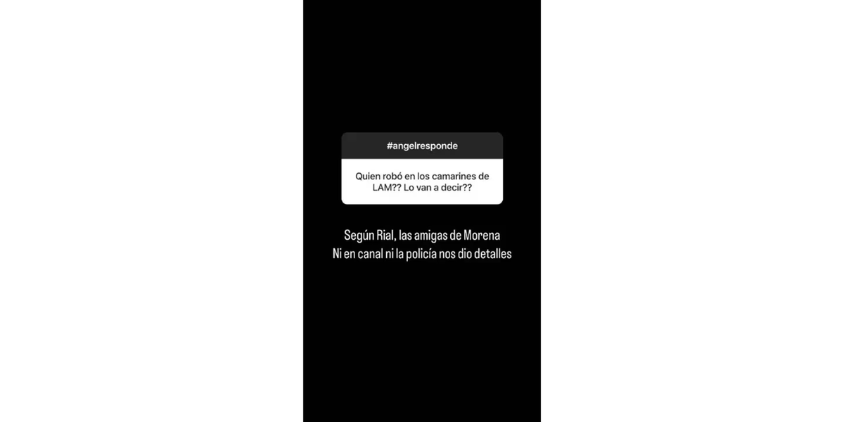 Ángel de Brito comentó quiénes eran las culpables en la versión que le llegó.