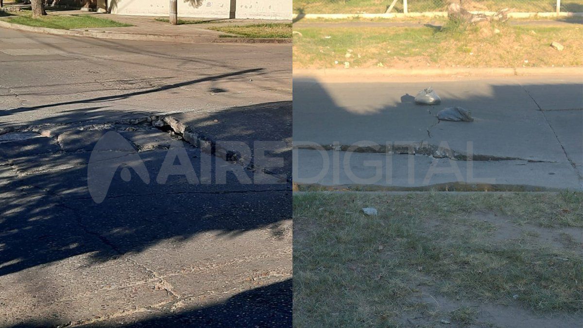 La policía cortó la calle en 9 de Julio entre Pedro Ferre y Pedro Centeno.