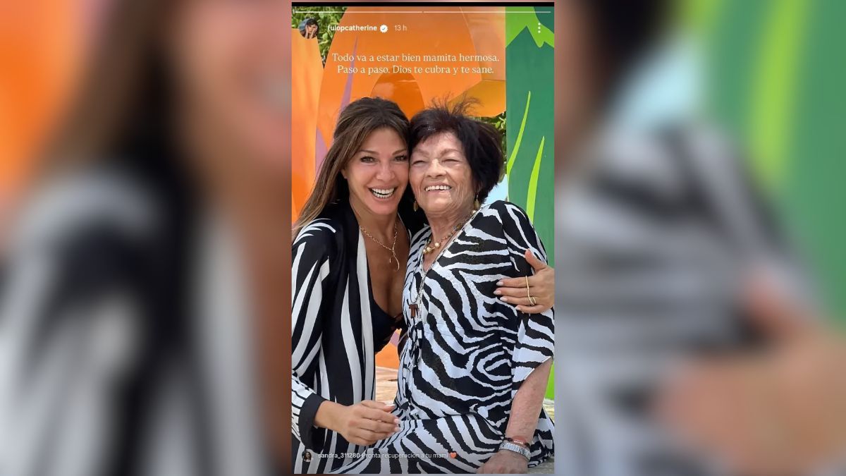 La madre de Catherine Fulop sufrió una caída que derivó en una cirugía con complicaciones. La madre de Catherine Fulop sufrió una caída que derivó en una cirugía con complicaciones.