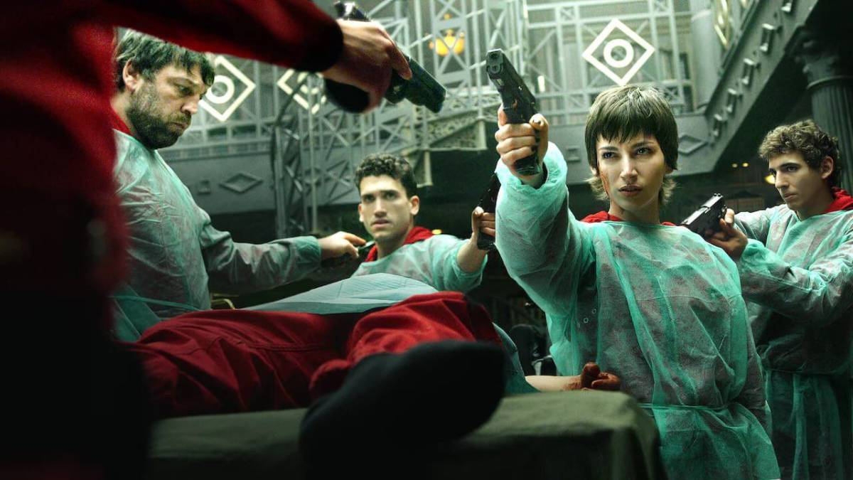 La &uacute;ltima temporada de "La casa de papel" fue escrita durante la pandemia.