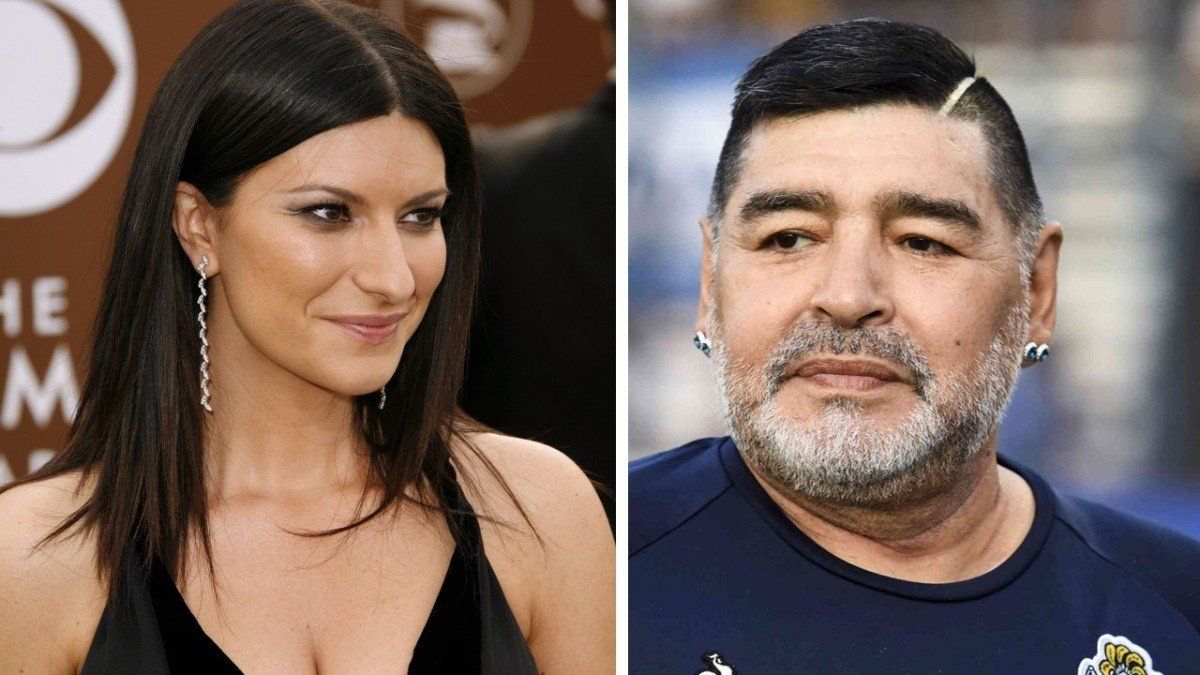 Laura Pausini criticó la cobertura de la muerte de Diego Maradona