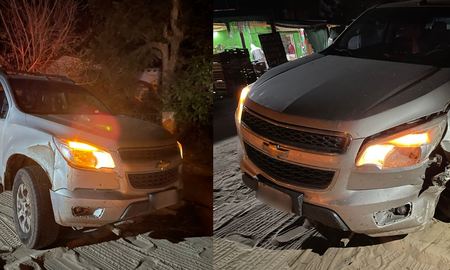 Accidente en la Ruta 1: un auto se salió de su carril y impactó con una camioneta. Accidente en la Ruta 1: un auto se salió de su carril y impactó con una camioneta.