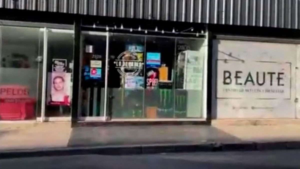 El local comercial está ubicado en Eva Perón al 2.900