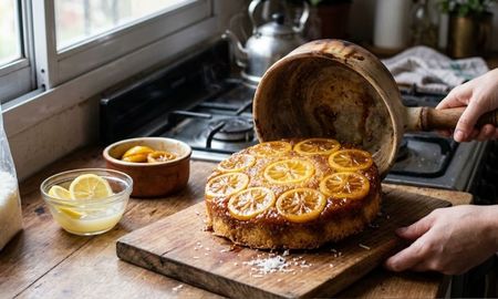 Una rica torta de limón. Una rica torta de limón.