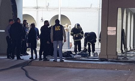 El siniestro se registró cerca de las 8.45 en una oficina lindera al patio central de la URI. El siniestro se registró cerca de las 8.45 en una oficina lindera al patio central de la URI.