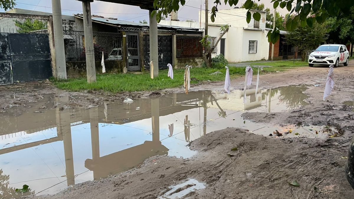 Así se encuentra Pasaje Cervantes a la altura del 4200. Así se encuentra Pasaje Cervantes a la altura del 4200.