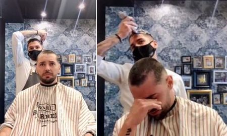Video viral: un barbero se rapó para apoyar a su compañero con cáncer. Video viral: un barbero se rapó para apoyar a su compañero con cáncer.
