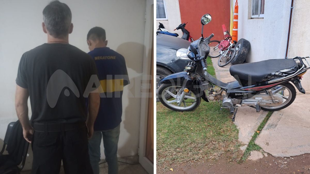 Un joven fue detenido cuando intentaba vender una moto robada en Esperanza
