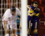 Con un gol del ex Unión Franco Soldano, el Xeneize obtuvo un gran triunfo de cara a la clasificación.