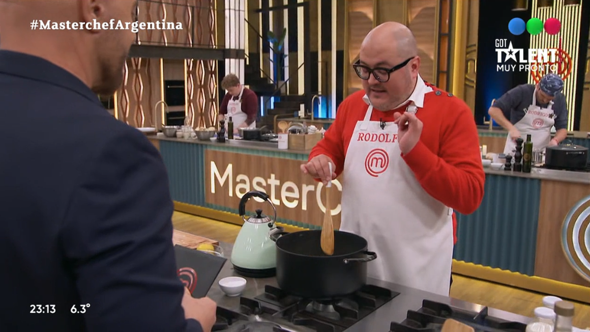 Rodolfo de MasterChef se enojó con Germán Martitegui. Rodolfo de MasterChef se enojó con Germán Martitegui.