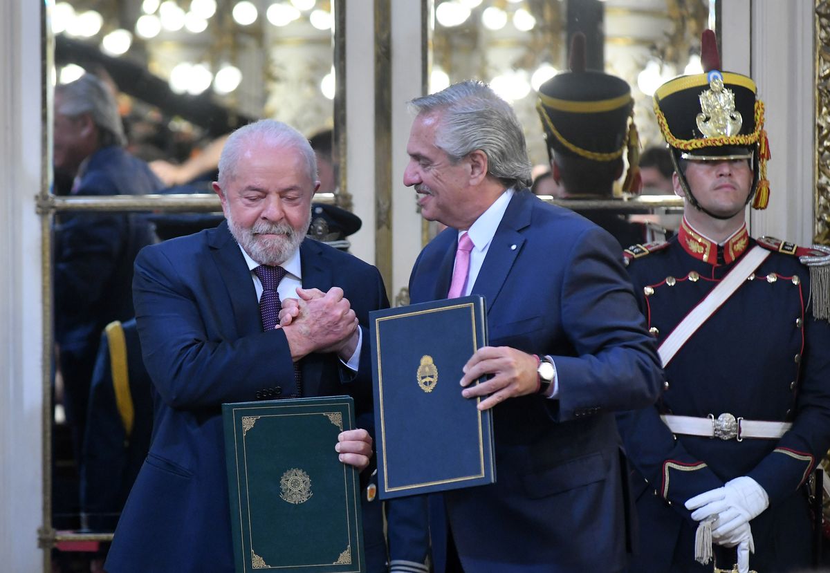 El presidente Alberto Fernández recibe este mediodía en Casa Rosada a su par de Brasil