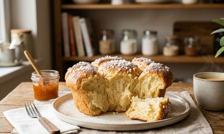 Pan nube dulce: la receta ideal para hacer en casa y disfrutar en la merienda. Pan nube dulce: la receta ideal para hacer en casa y disfrutar en la merienda.