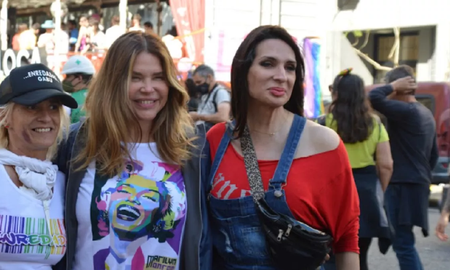 Nazarena Vélez apoyó la multitudinaria marcha en el día del Orgullo Nazarena Vélez apoyó la multitudinaria marcha en el día del Orgullo