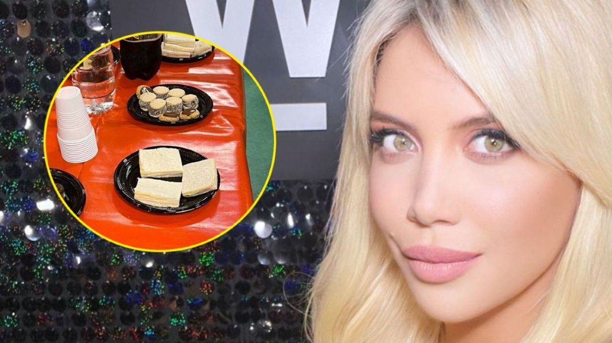 Wanda Nara presentó su línea de cosméticos y un periodista la escrachó por el catering