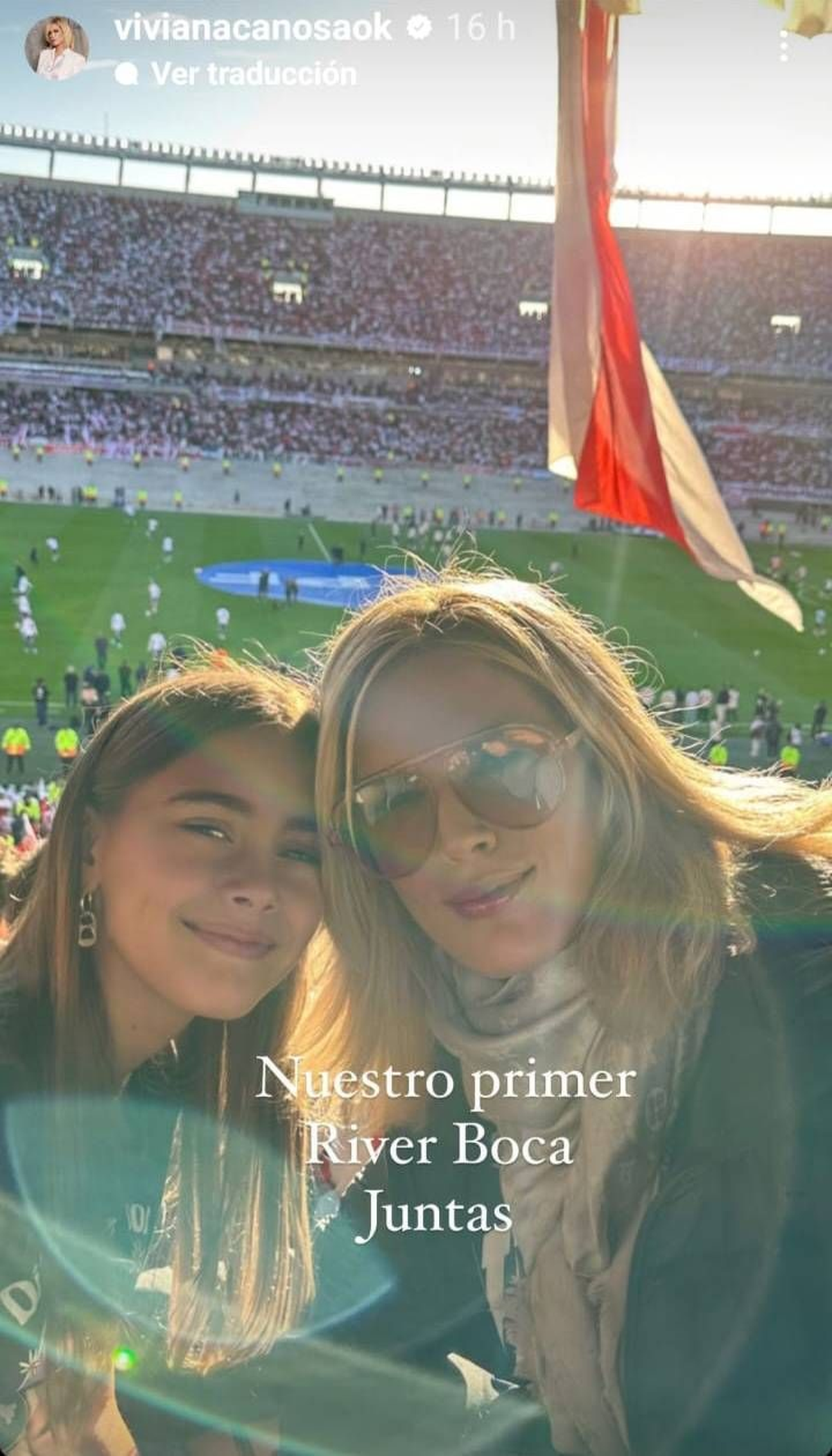 Viviana Canosa junto a su hija Martina.