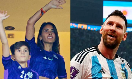 Antonela Roccuzzo y los hijos de Messi festejaron el triunfo de Argentina: No te lo puedo explicar Antonela Roccuzzo y los hijos de Messi festejaron el triunfo de Argentina: No te lo puedo explicar