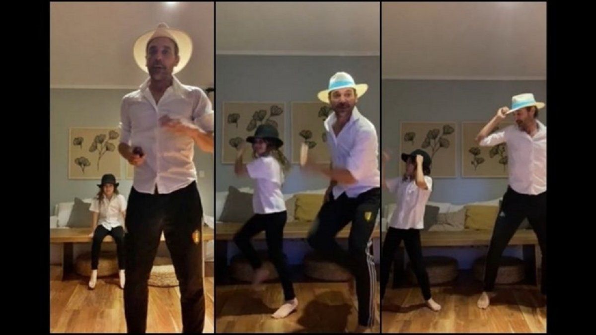 Pedro Alfonso y su hija Olivia tuvieron una noche de baile y la compartieron en las redes sociales.