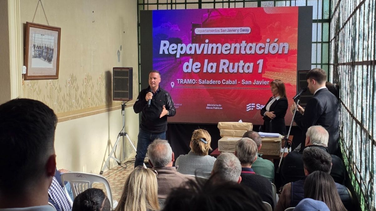 Se licitó esta semana la repavimentación de un nuevo tramo de la Ruta Provincial Nº 1.