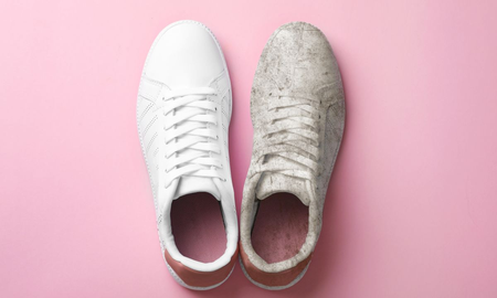 Mantener tus zapatos blancos impecables es sencillo con bicarbonato de sodio. Mantener tus zapatos blancos impecables es sencillo con bicarbonato de sodio.