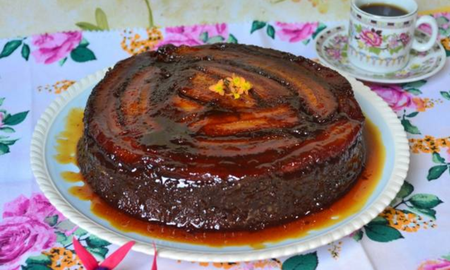 Torta invertida de banana y chocolate con la receta de Maru Botana: el paso a paso más fácil y rápido Torta invertida de banana y chocolate con la receta de Maru Botana: el paso a paso más fácil y rápido