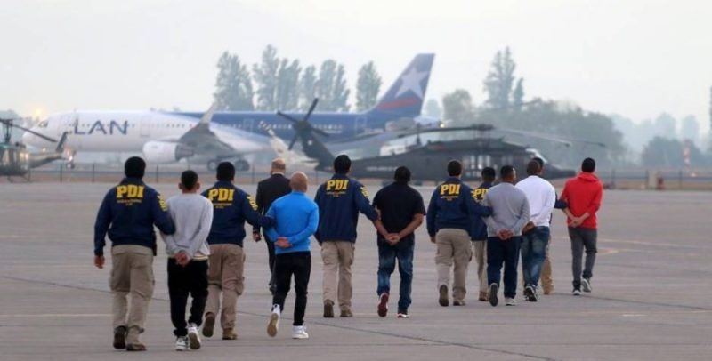 Chile expulsó a 114 extranjeros por cometer delitos o tener residencia irregular