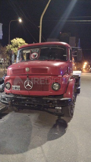 El camión fue detenido más tarde en Lamadrid y Primera Junta.