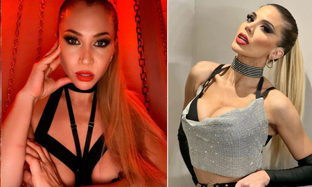El tremendo chape entre Virginia Gallardo y Adabel Guerrero en Sex. El tremendo chape entre Virginia Gallardo y Adabel Guerrero en Sex.