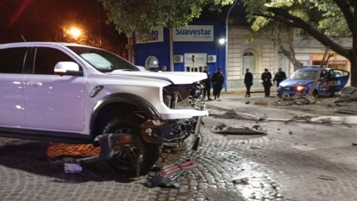 Choque en Rafaela: tres policías heridas