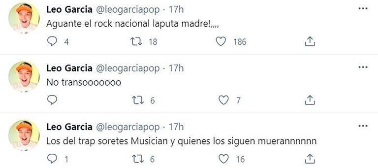 Los mensajes xenófobos de Leo García