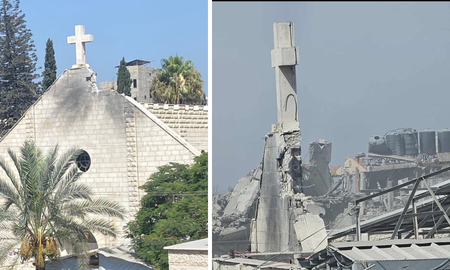 El ataque cayó sobre la Iglesia de la Sagrada Familia, situada en el norte. Hay cuatro muertos. El ataque cayó sobre la Iglesia de la Sagrada Familia, situada en el norte. Hay cuatro muertos.