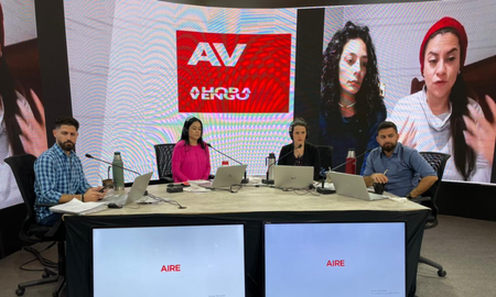 Olimpia Coral Melo y Florencia Villegas hablaron este jueves en AIRE. Olimpia Coral Melo y Florencia Villegas hablaron este jueves en AIRE.